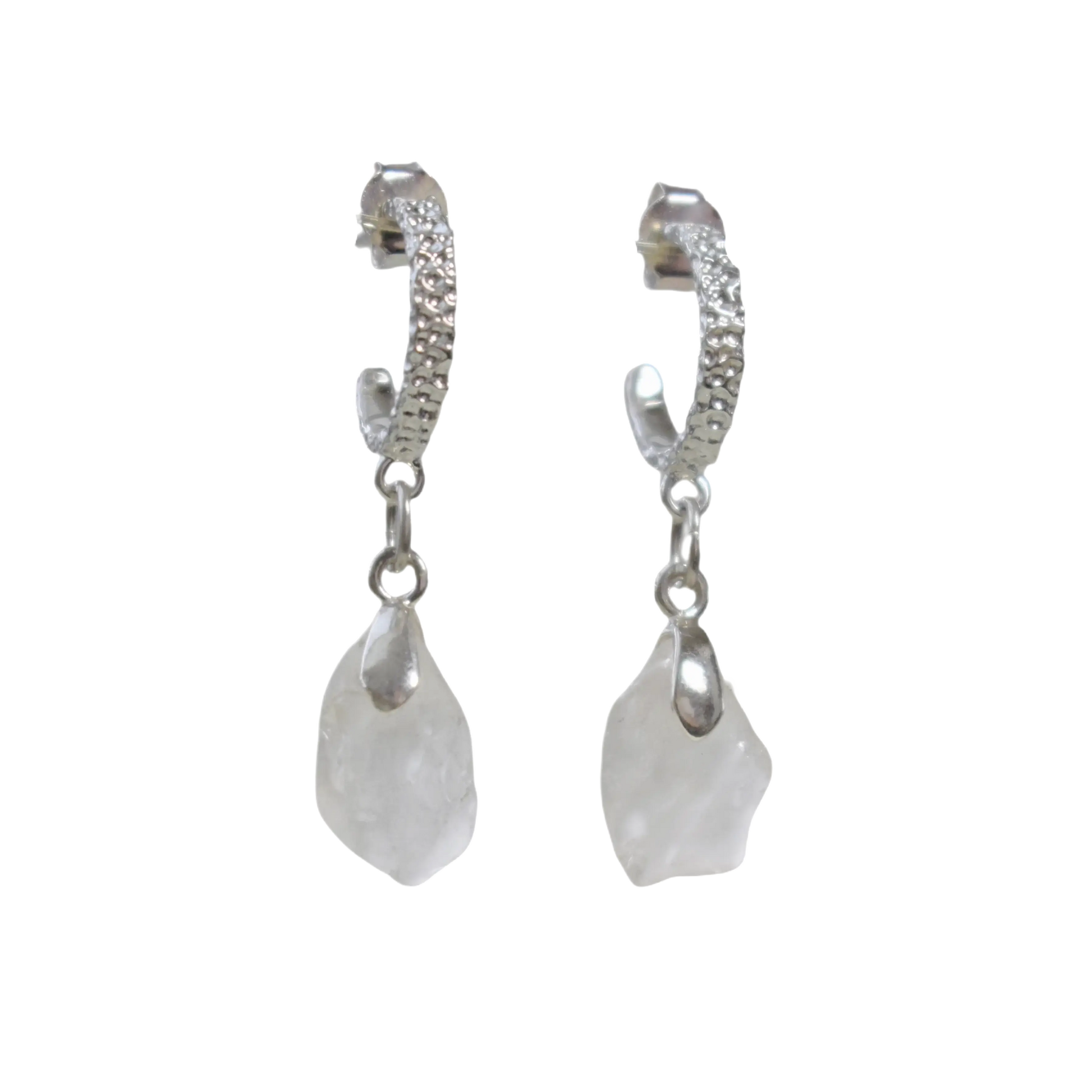 Quartz Earrings OOAK* Adrian Parker