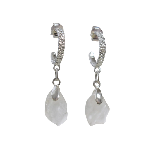 Quartz Earrings OOAK* Adrian Parker